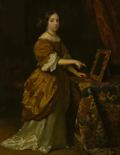 Girl Standing before a Mirror