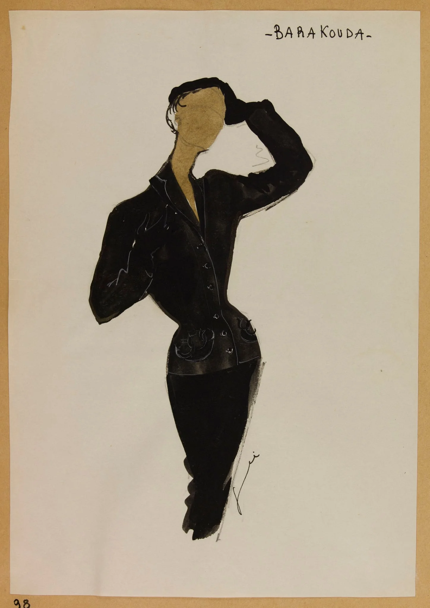 Barakouda, by Carven, 1952