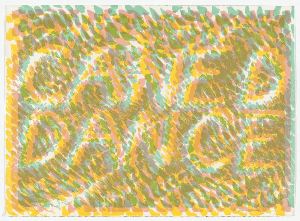 Untitled, by Bruce Nauman, ink, 1974