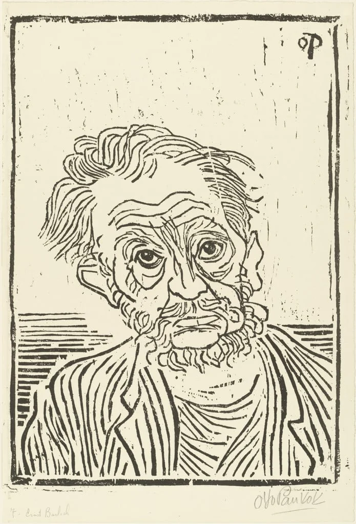 Untitled, by Otto Pankok, ink, 1943
