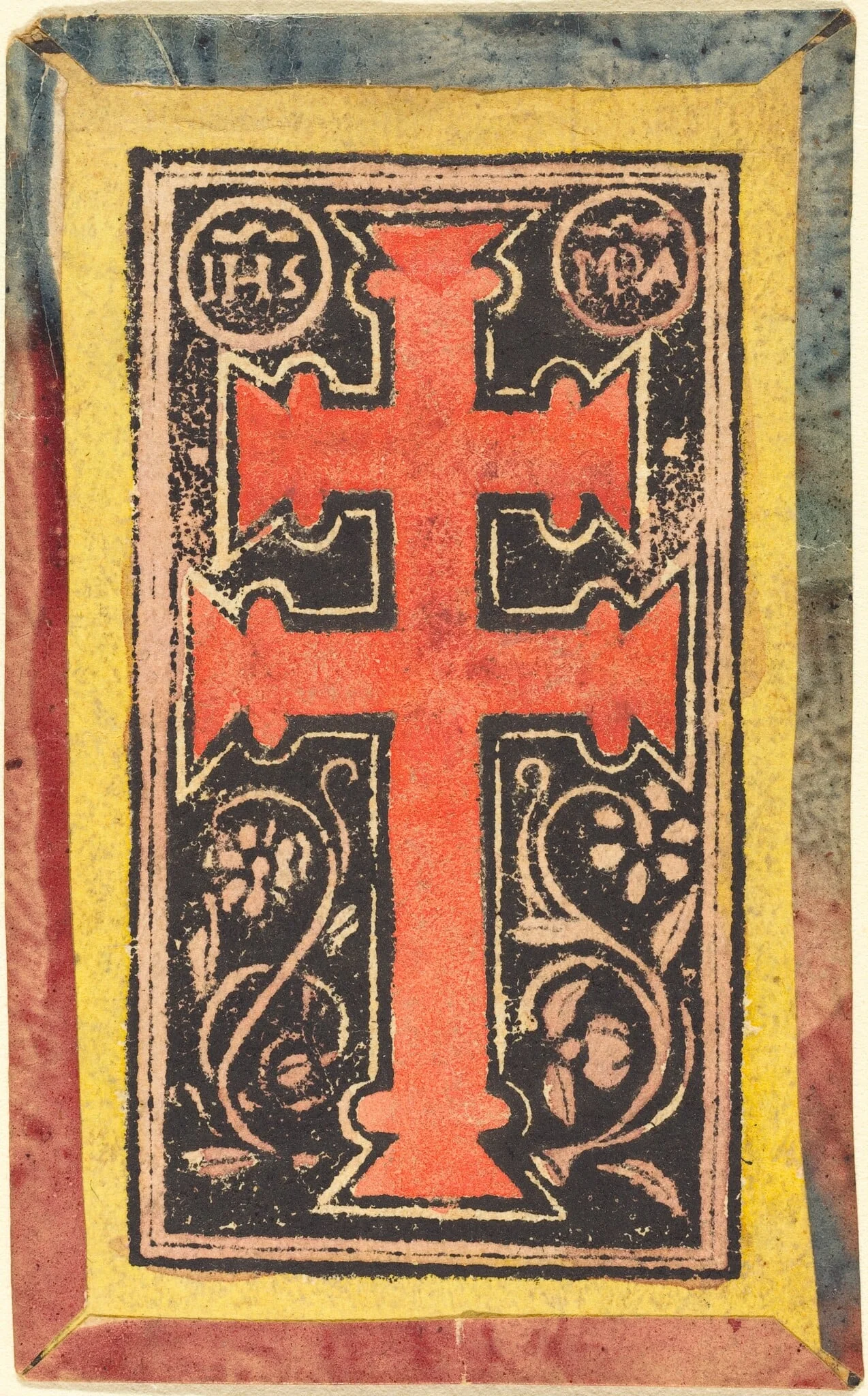 The Cross, by German 15th Century, ink, 1500