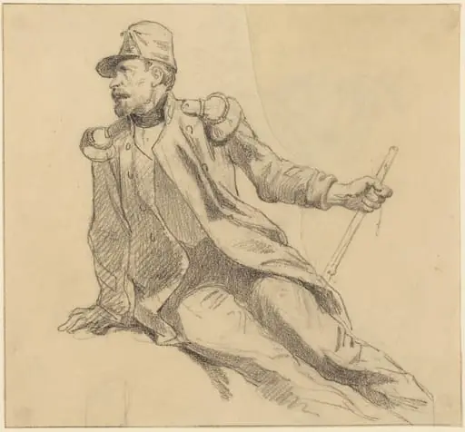 A Seated Soldier