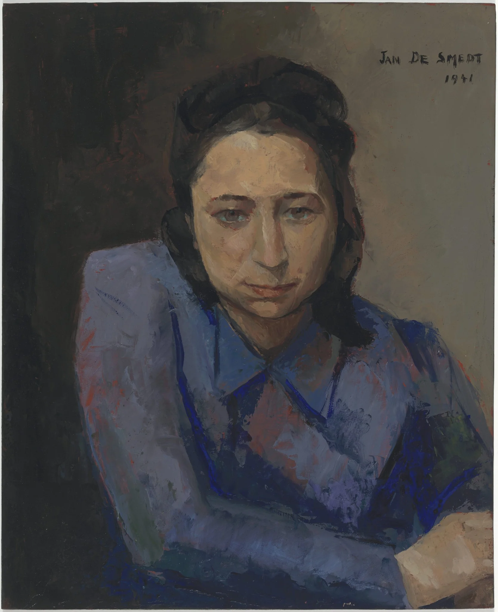 Camilla in parmezaans blauw, by Jan de Smedt, unspecified, 1941