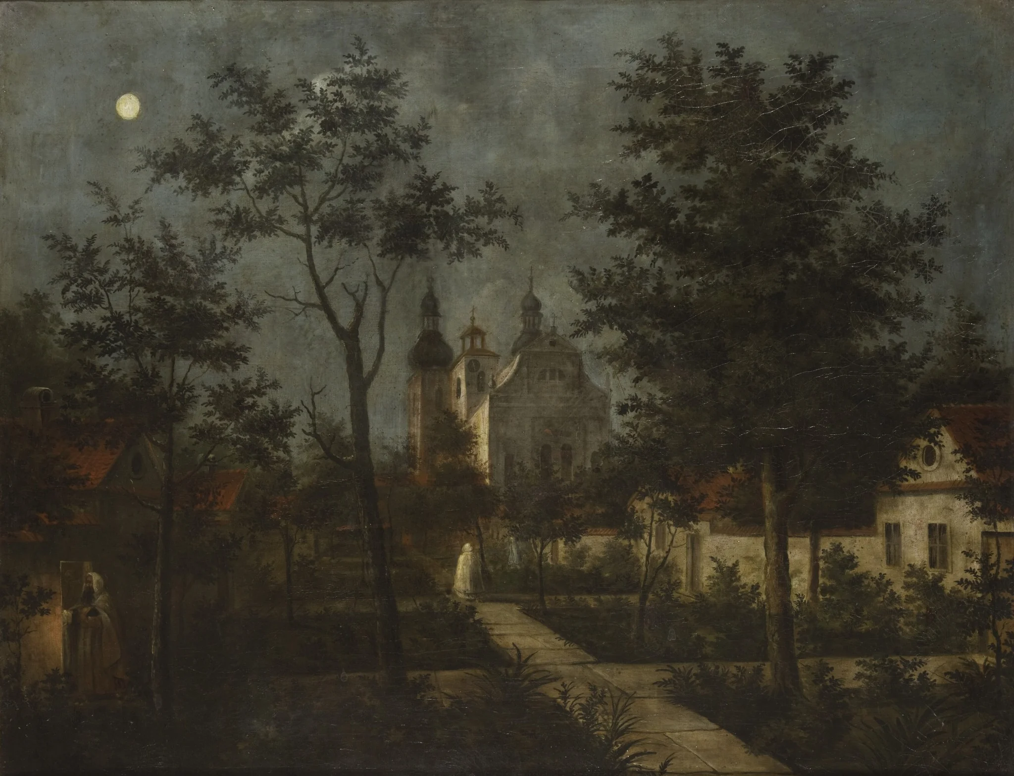 The Cameldolites' Monastery at Bielany near Krakow, by Teodor Baltazar Stachowicz, oil, 1846