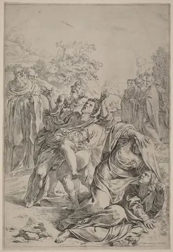 Saint Benedict Healing the Possessed