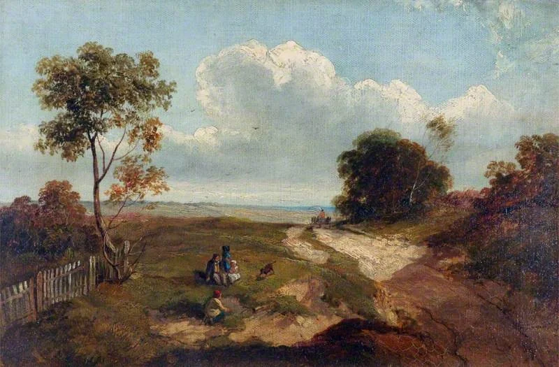 Heath Scene with Figures