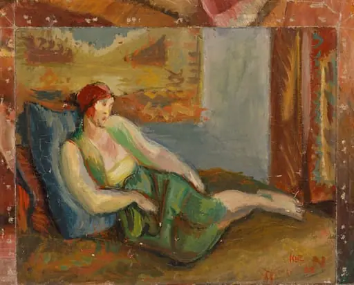 Odaliscă în interior