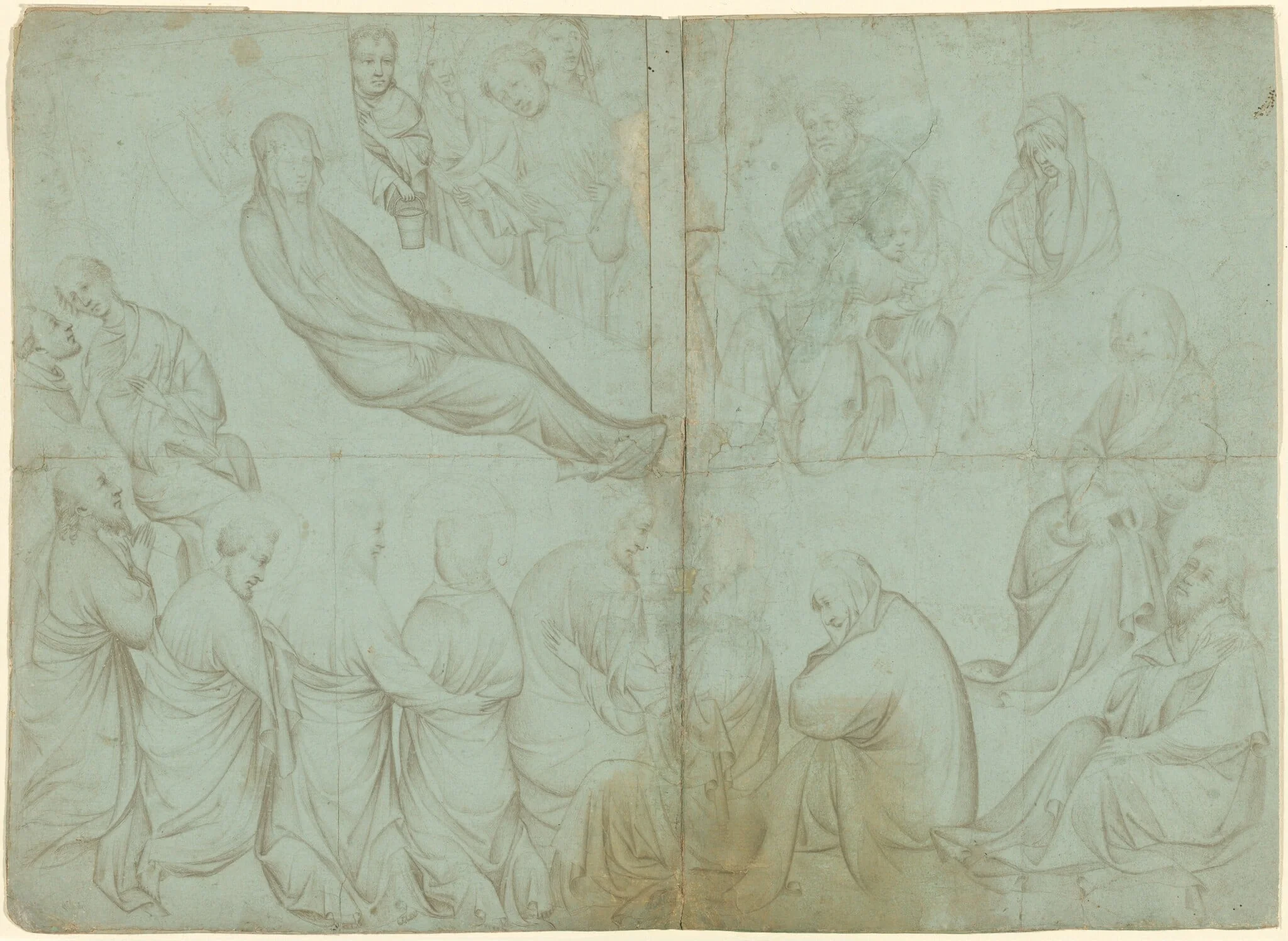 The Death of the Virgin, by Netherlandish 14th Century, silver, 1390
