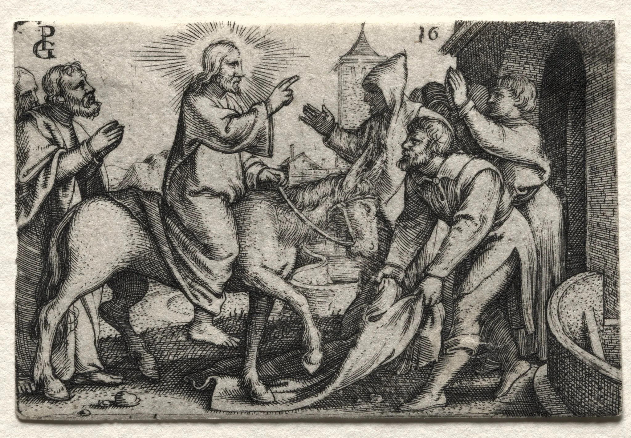 The Life of Jesus Christ:  Christ Entering Jerusalem