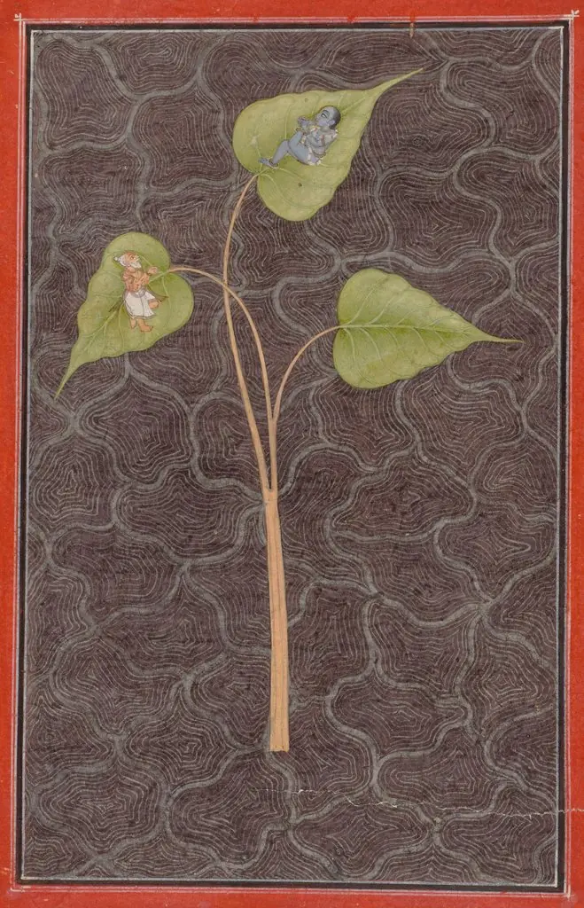 Markandeya Viewing Krishna in the Cosmic Ocean