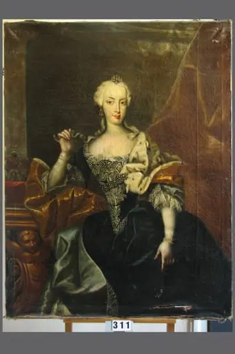 Maria Theresia, arhiducesă de Austria ; în registrul inventar: Prințesă în haină albastră