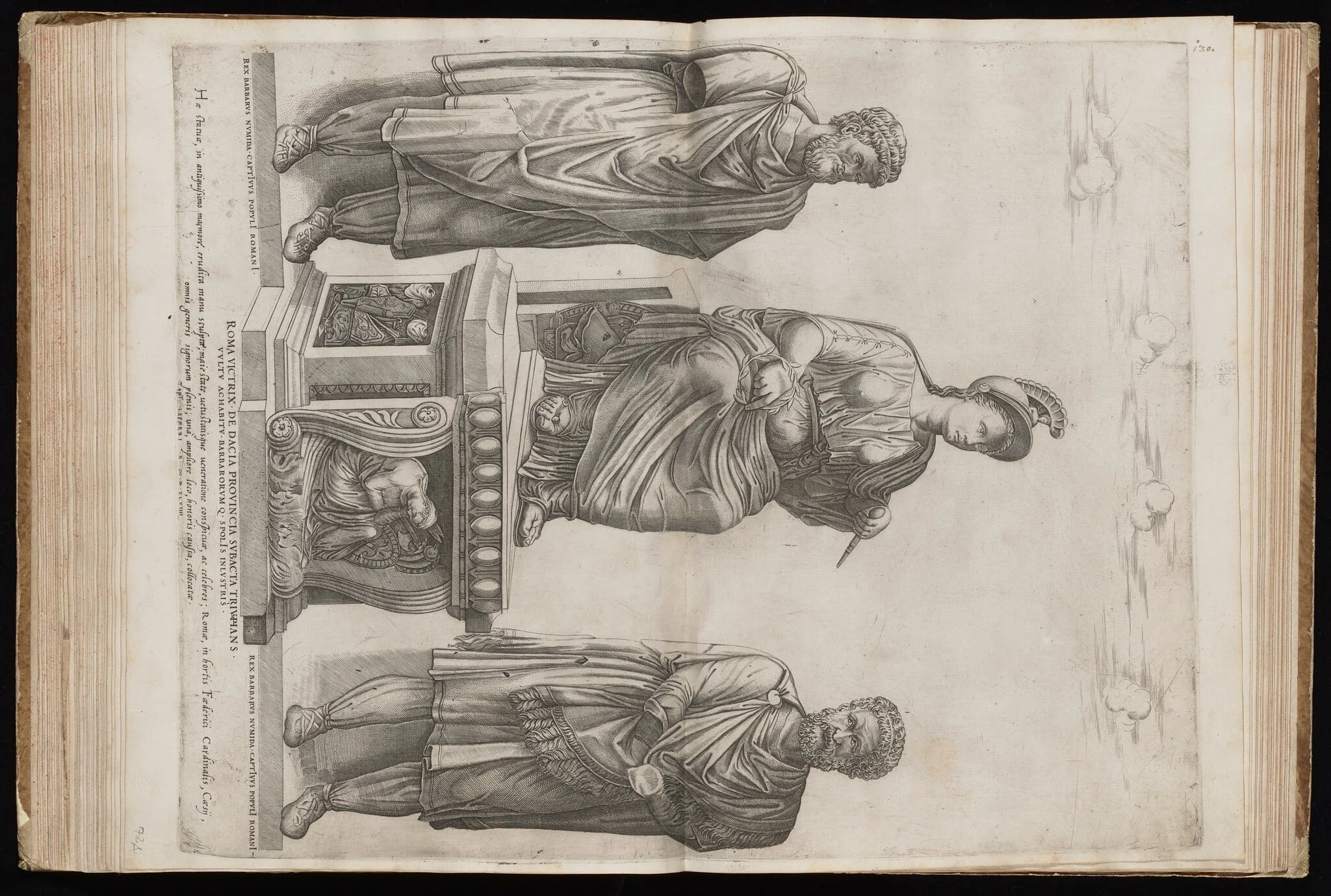 Roma Victrix [The Roma of Cardinal Cesi], by Nicolas Beatrizet, ink, 1549
