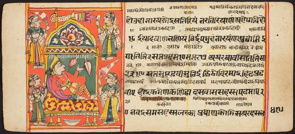 Tantric Manuscript "Sangrahani Sutra"