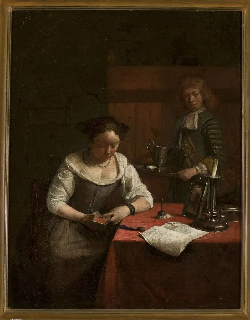 Woman reading a book
