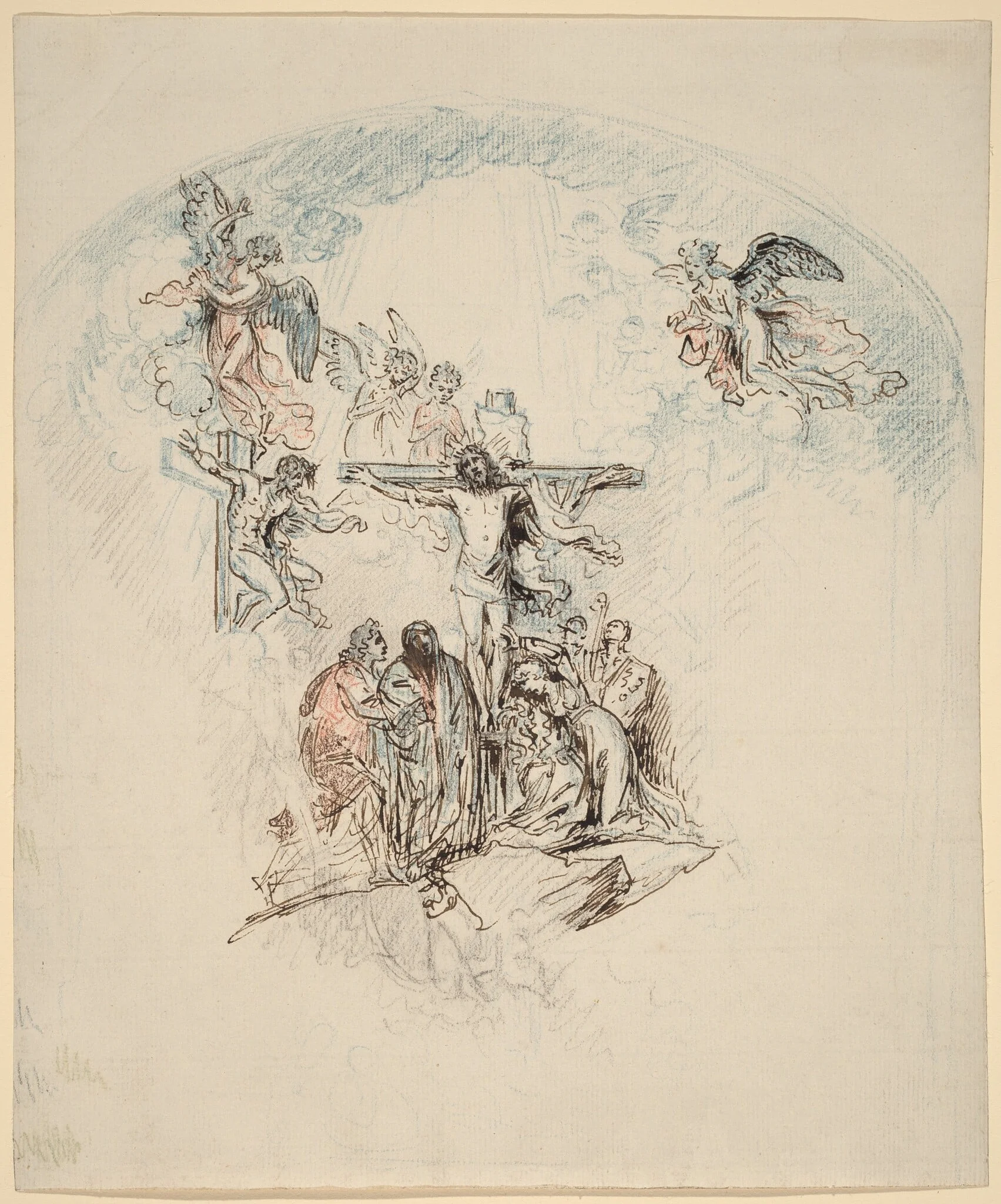 The Crucifixion, by Benjamin West, ink, 1796