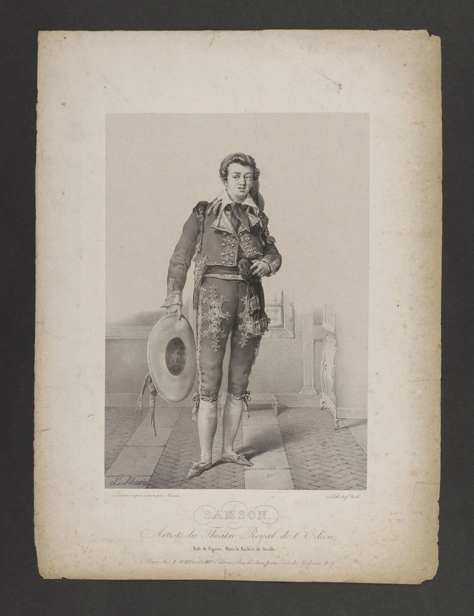 H Beard Print Collection, by Marin, L., 1824