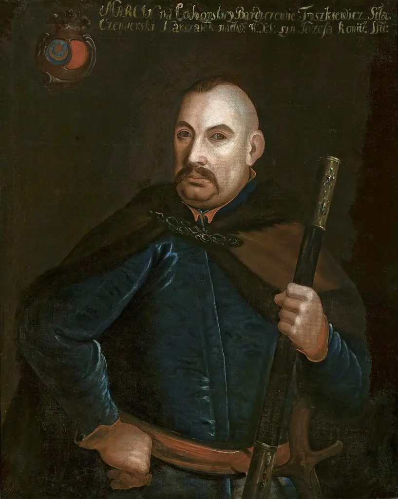 Portrait of Marcin Tyszkiewicz, Leliwa coat of arms (?–after 1631), court marshal of the Grand Duchy of Lithuania