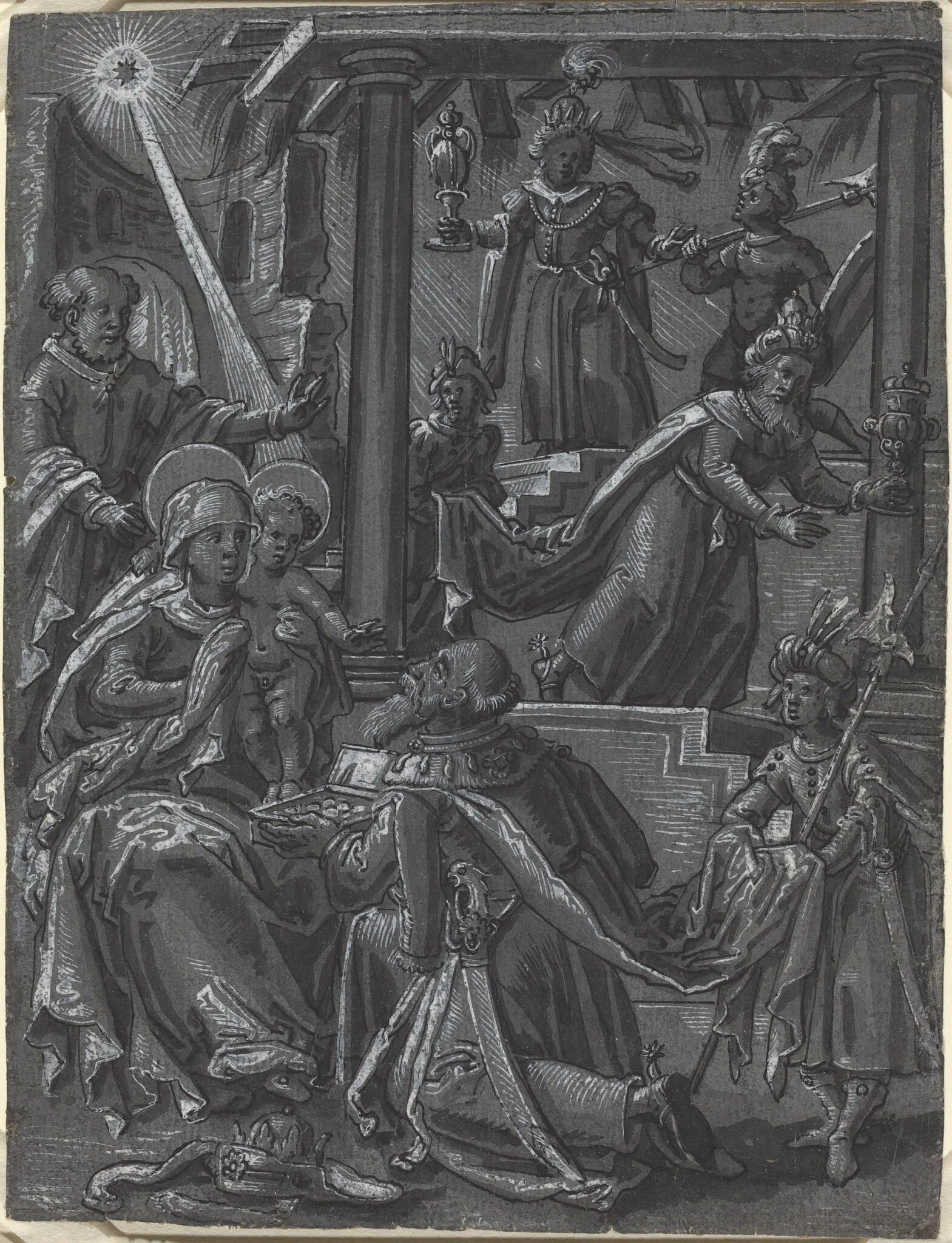 The Adoration of the Kings [recto]