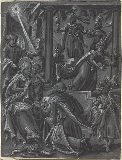 The Adoration of the Kings [recto]