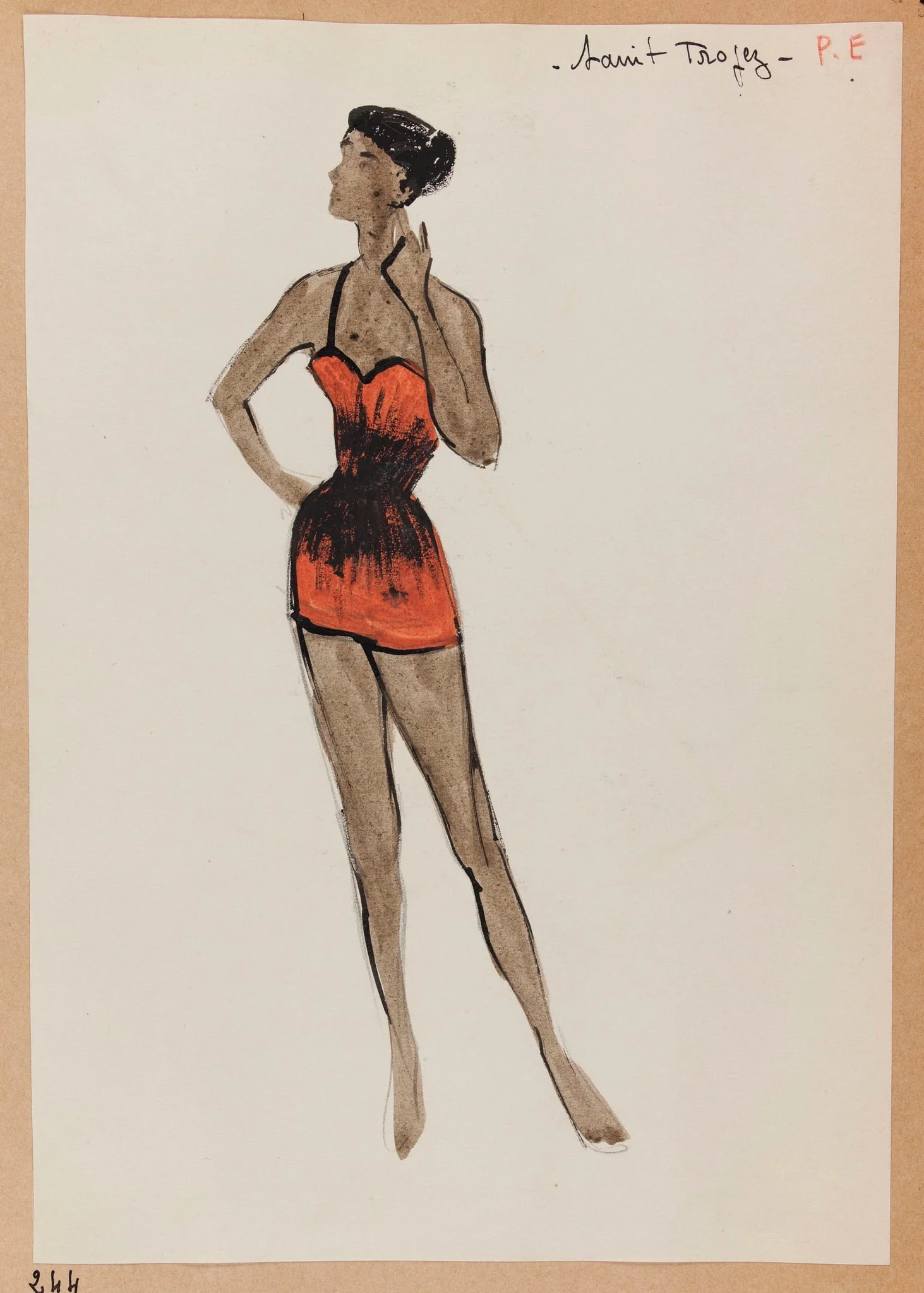 Saint Tropez, by Carven, 1951
