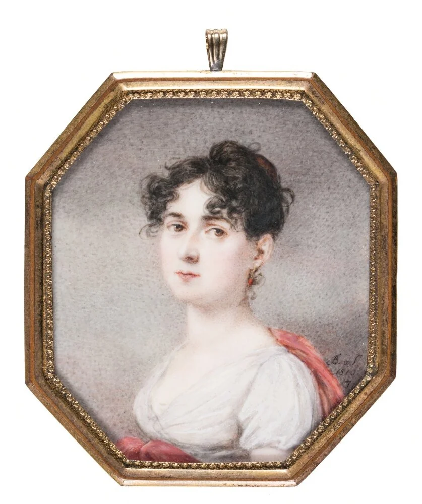 Young Lady, by Bernhard Edler von Schrötter, unspecified, 1810
