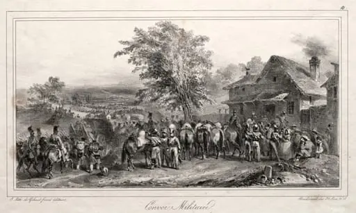 Album pour 1831:  Convoi militaire