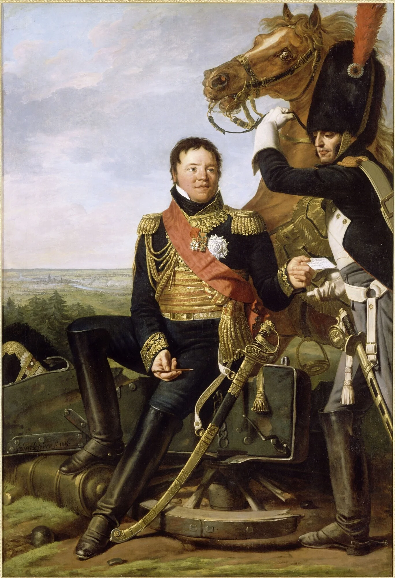 Frédéric-Henry, count Walter, by Robert Lefèvre, oil, 1815