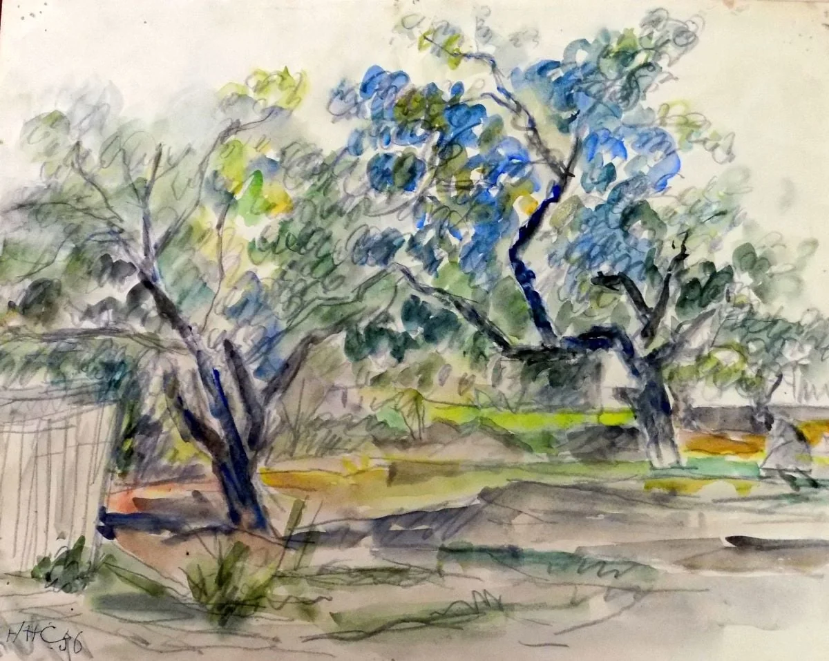 Grădina cu meri, by Henri Catargi, unspecified, 1956