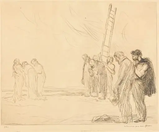 Le calvaire (2e planche) (Calvary) (second plate)