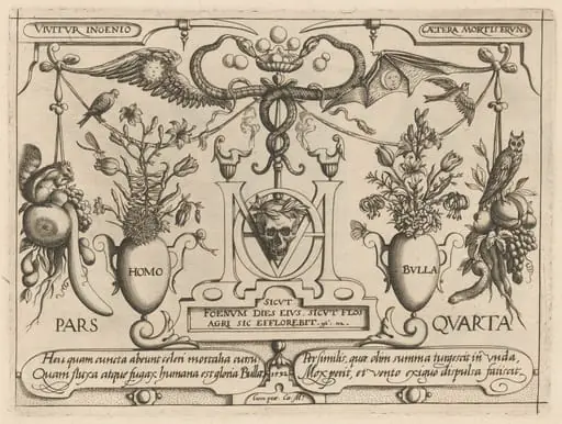 Archetypa studiaque patris Georgii Hoefnagelii [Part 4, Title Page]