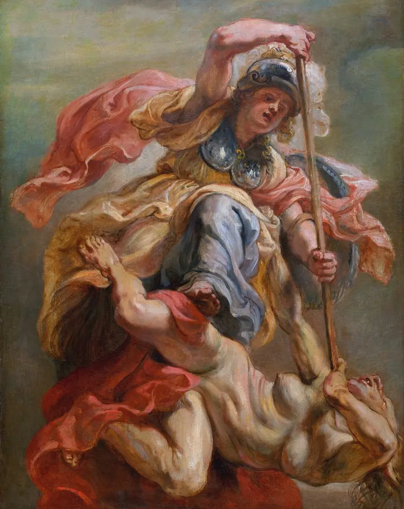 Minerva overcoming Ignorance