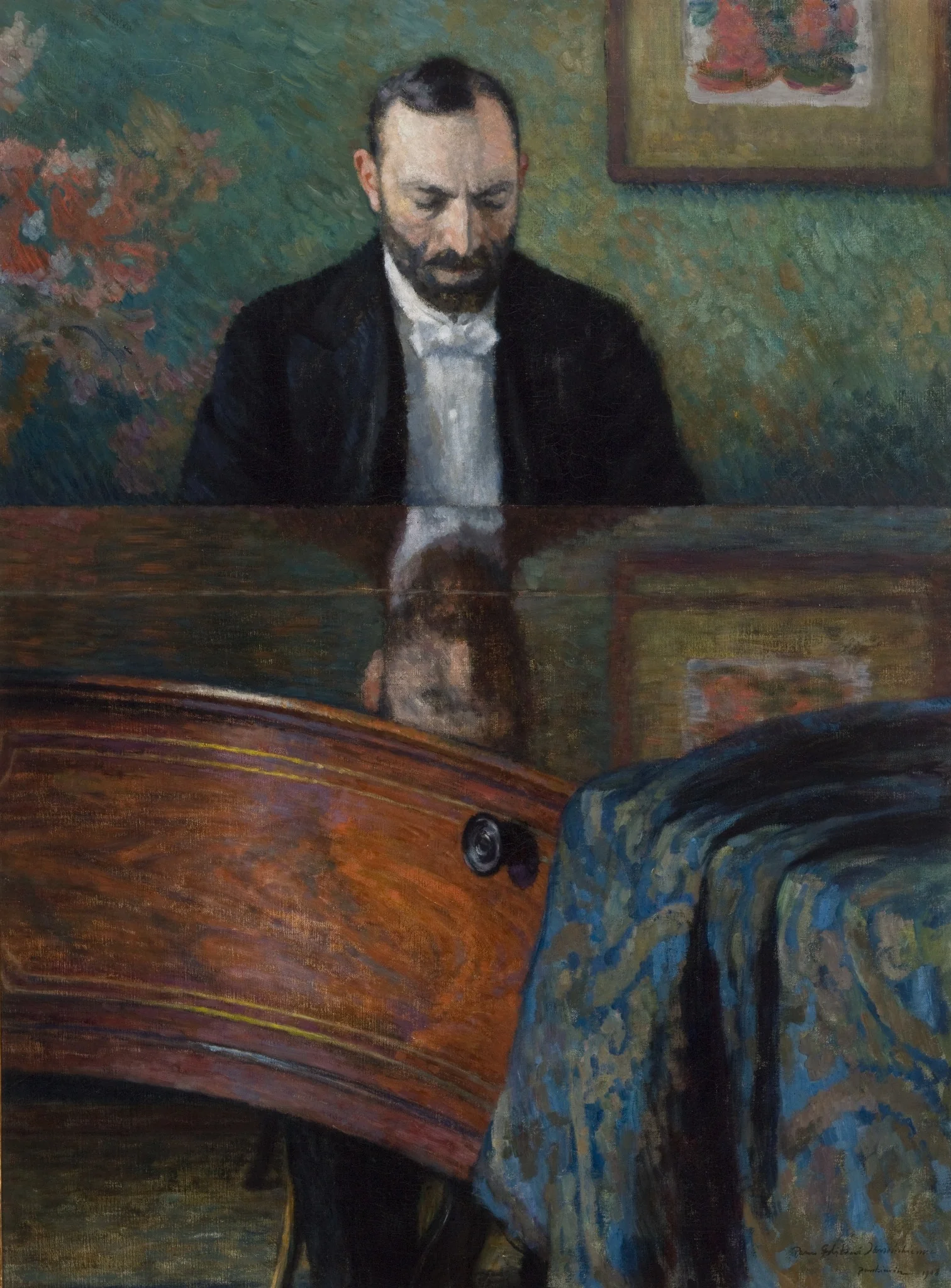 Jasieński at the Piano, by Józef Pankiewicz, oil, 1908