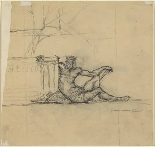 Seated Male Figure for "San Francisco"