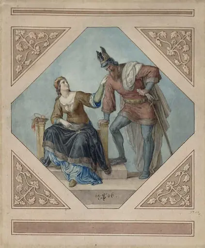 Chriemhilda and Hagen
