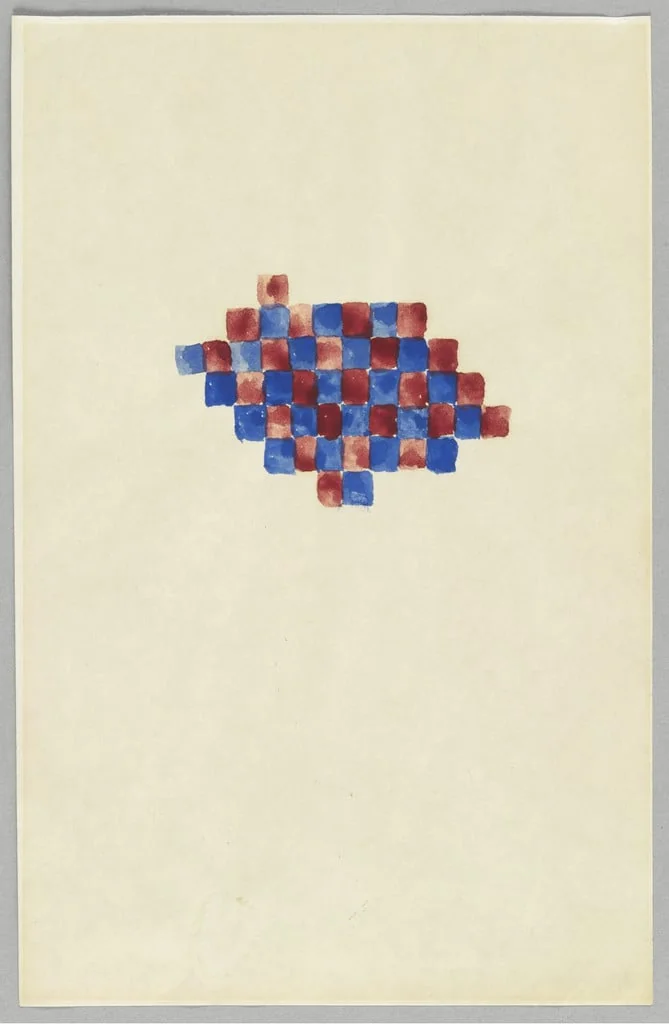 Untitled, by Richard Tuttle, watercolor, 1968