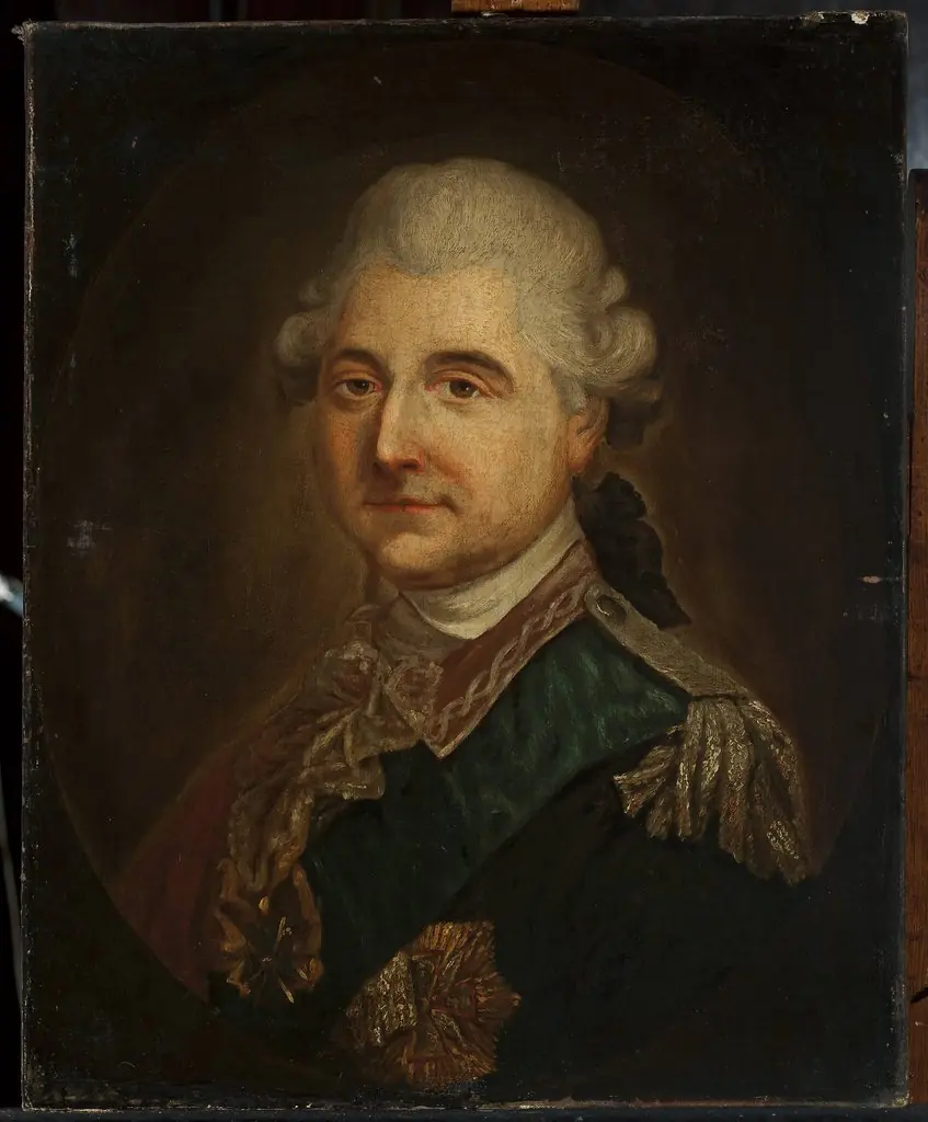 Portrait of Stanisław August Poniatowski in the uniform of the head of the Corps of Cadets