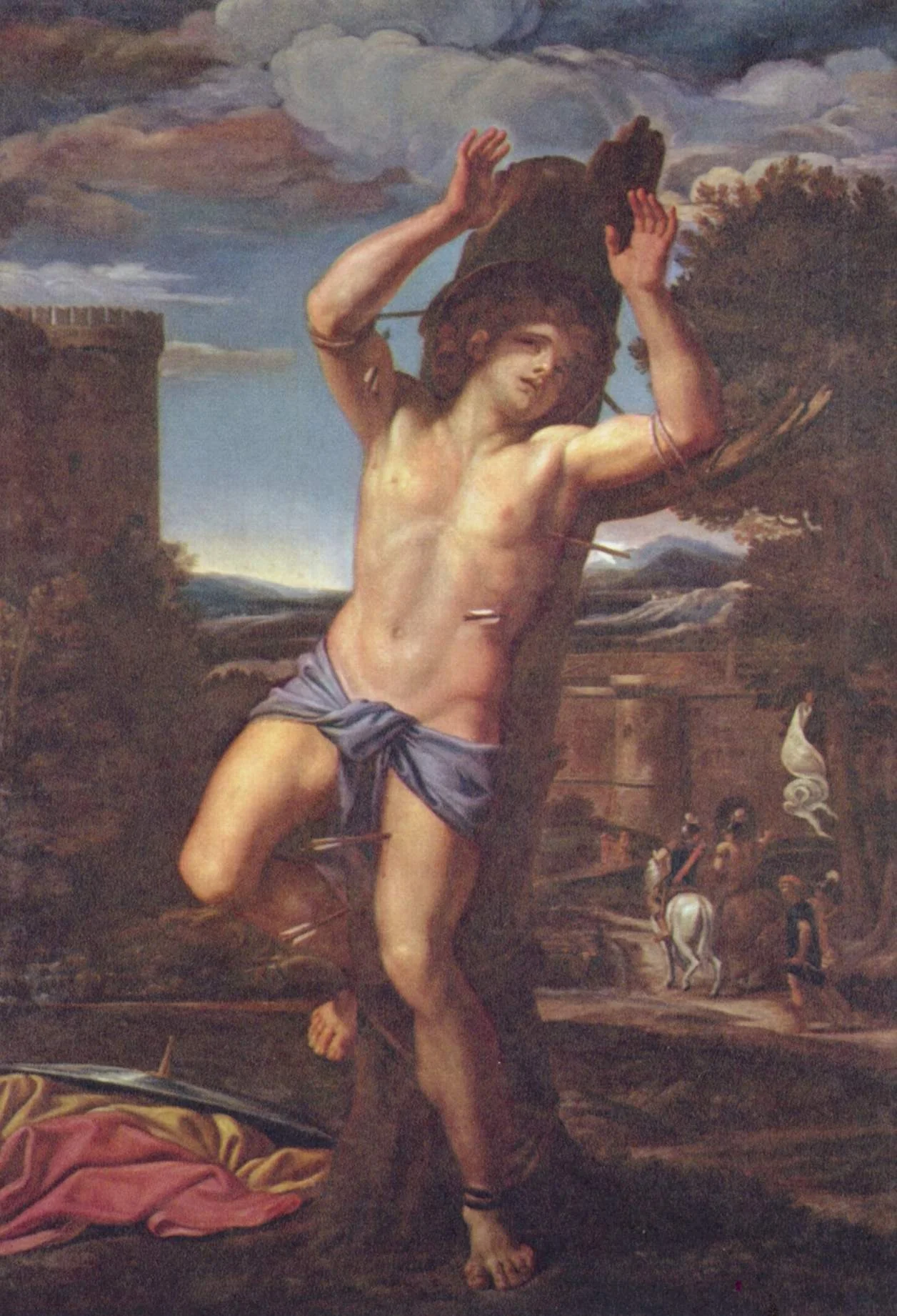 S Sebastian, by Domenichino, unspecified, 1650