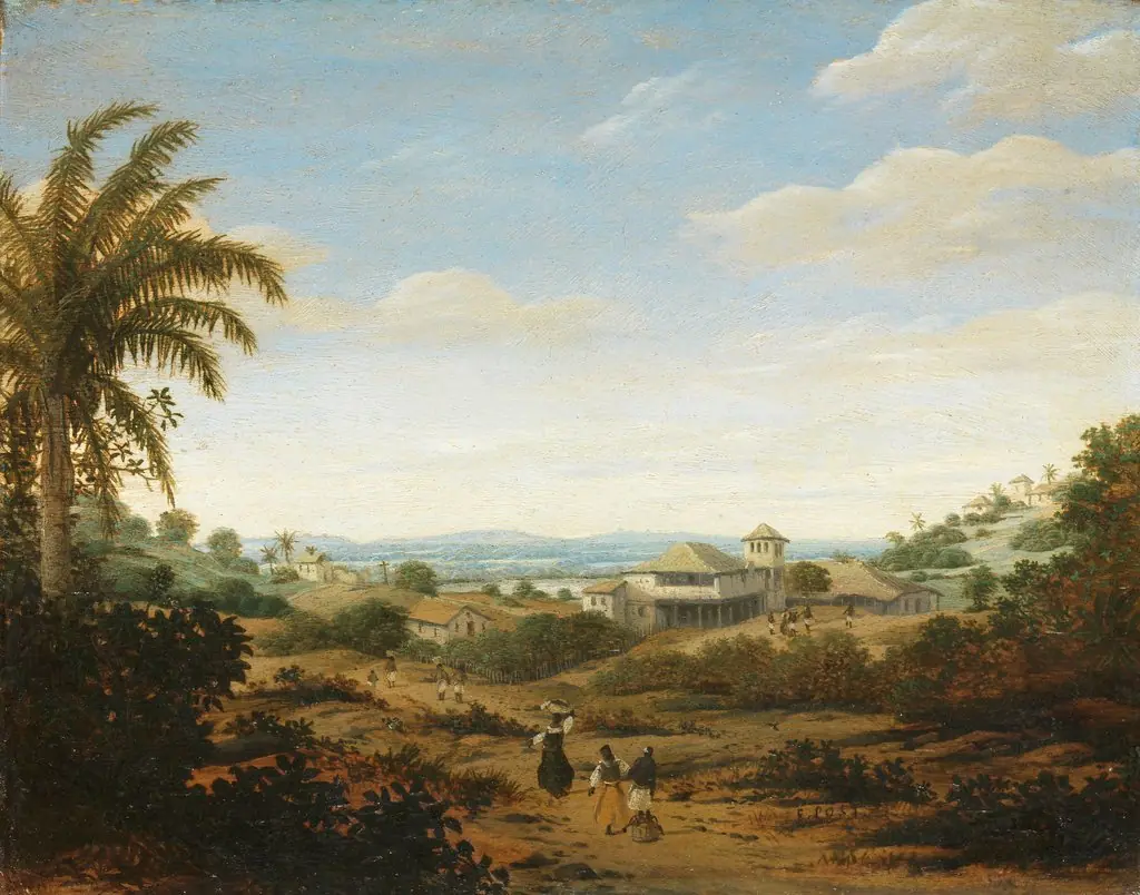 Landscape by the Rio Senhor de Engenho, Brazil