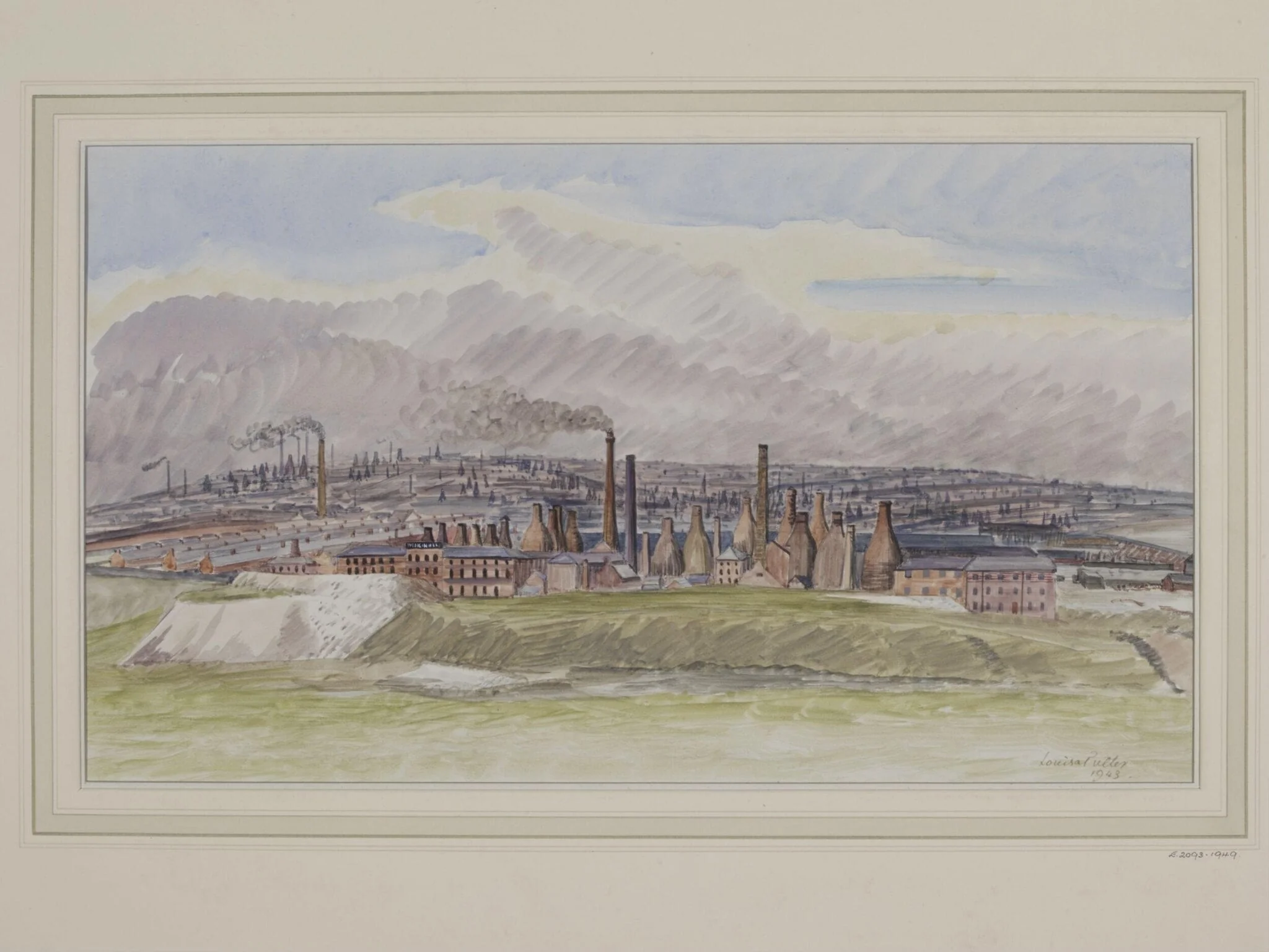 General view of Hanley and Burslem, from near Wolstanton