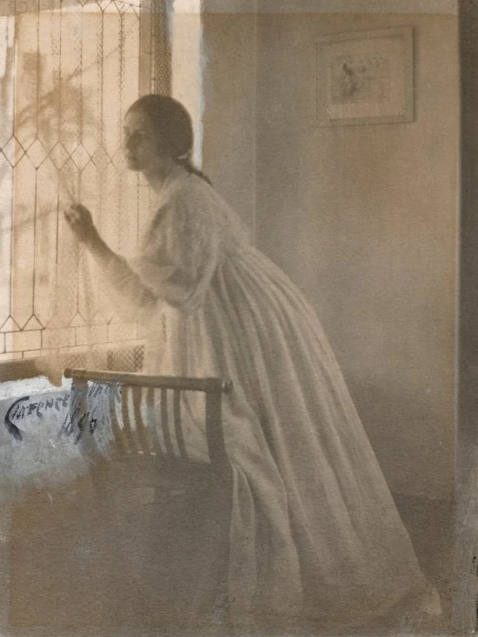 At the Window, by Clarence H. White, 1896