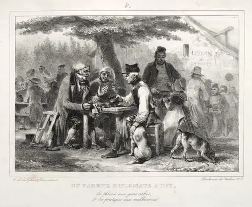 Album for 1832:  Un famous diplomat à dit...