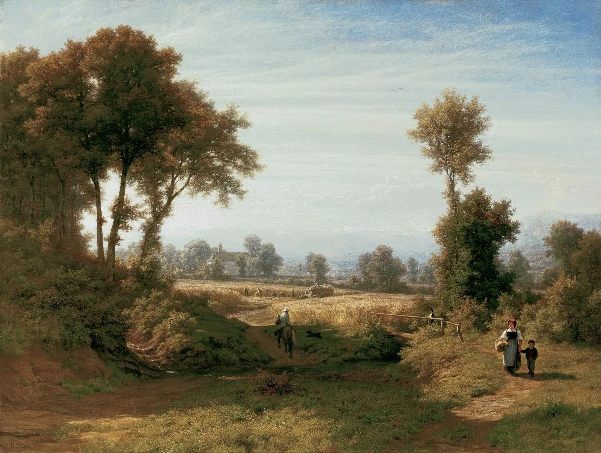 Schlachtkapelle von Sempach, by Robert Zünd, oil, 1866