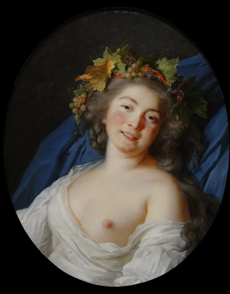 Sophie de Tott as Bacchante