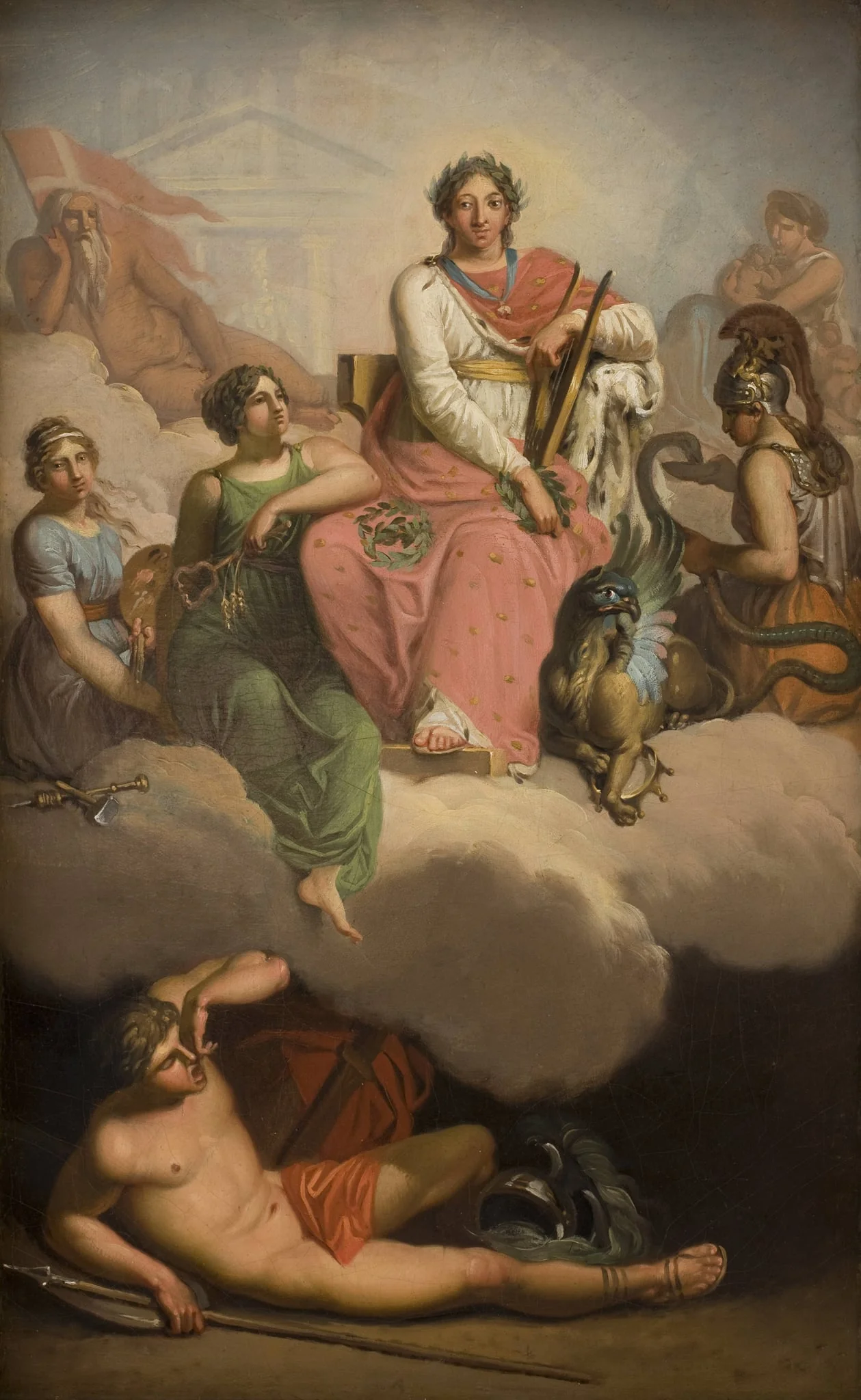Frederik V as Patron of Science and the Arts