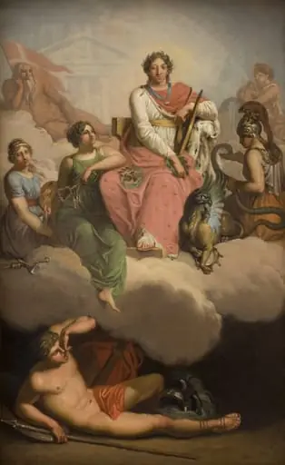 Frederik V as Patron of Science and the Arts