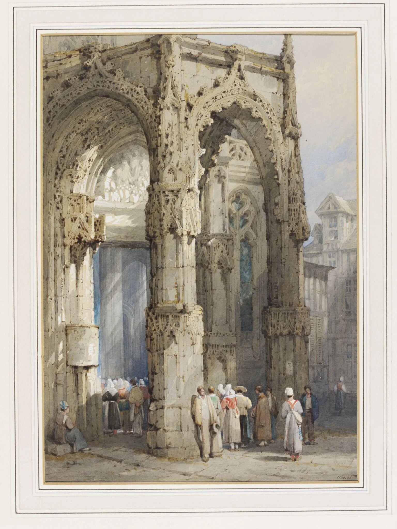 West Porch of the Church of St. Vincent, Rouen