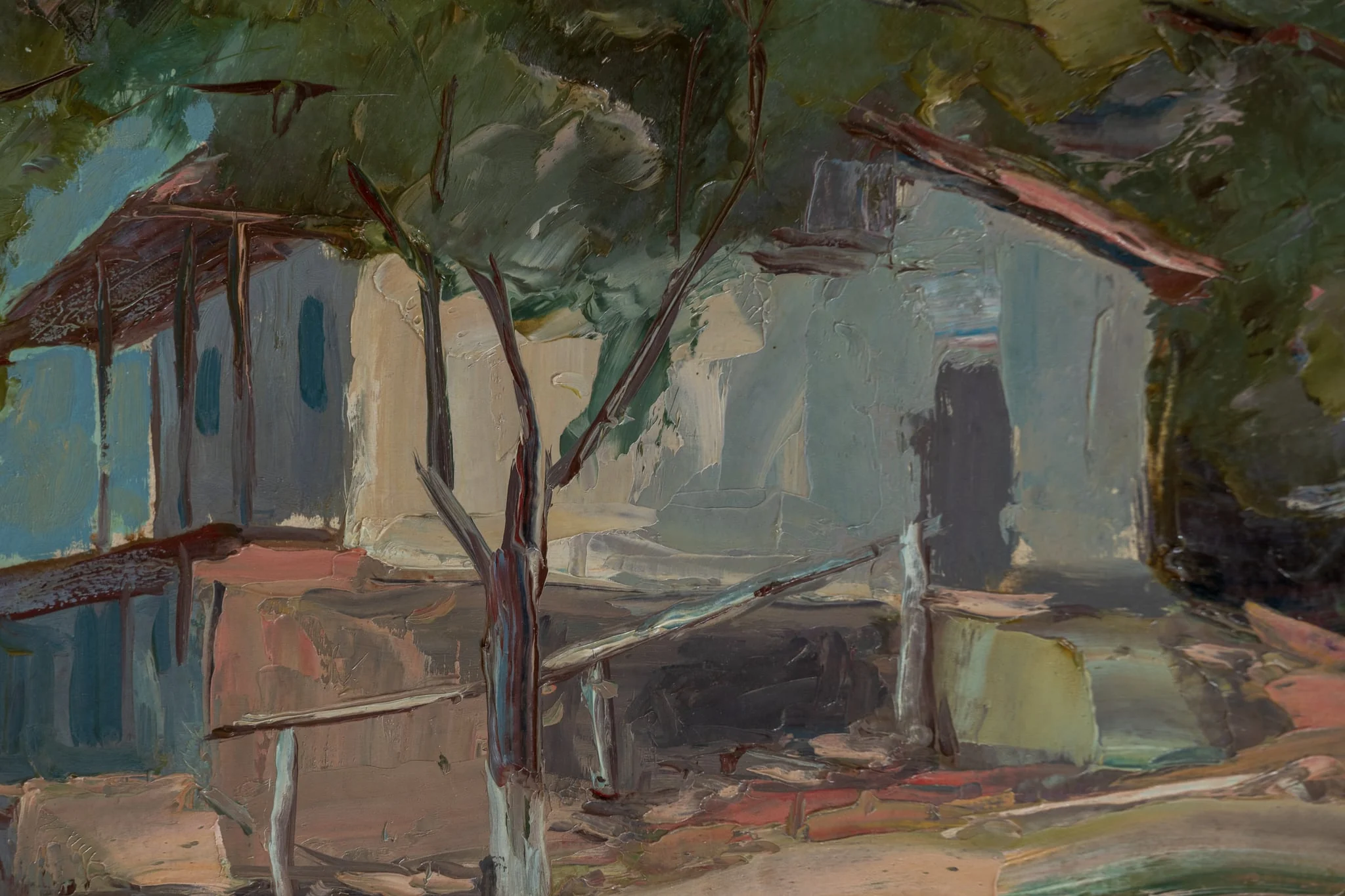 Casă țărănească, by Popovici Grigore, unspecified, 1969