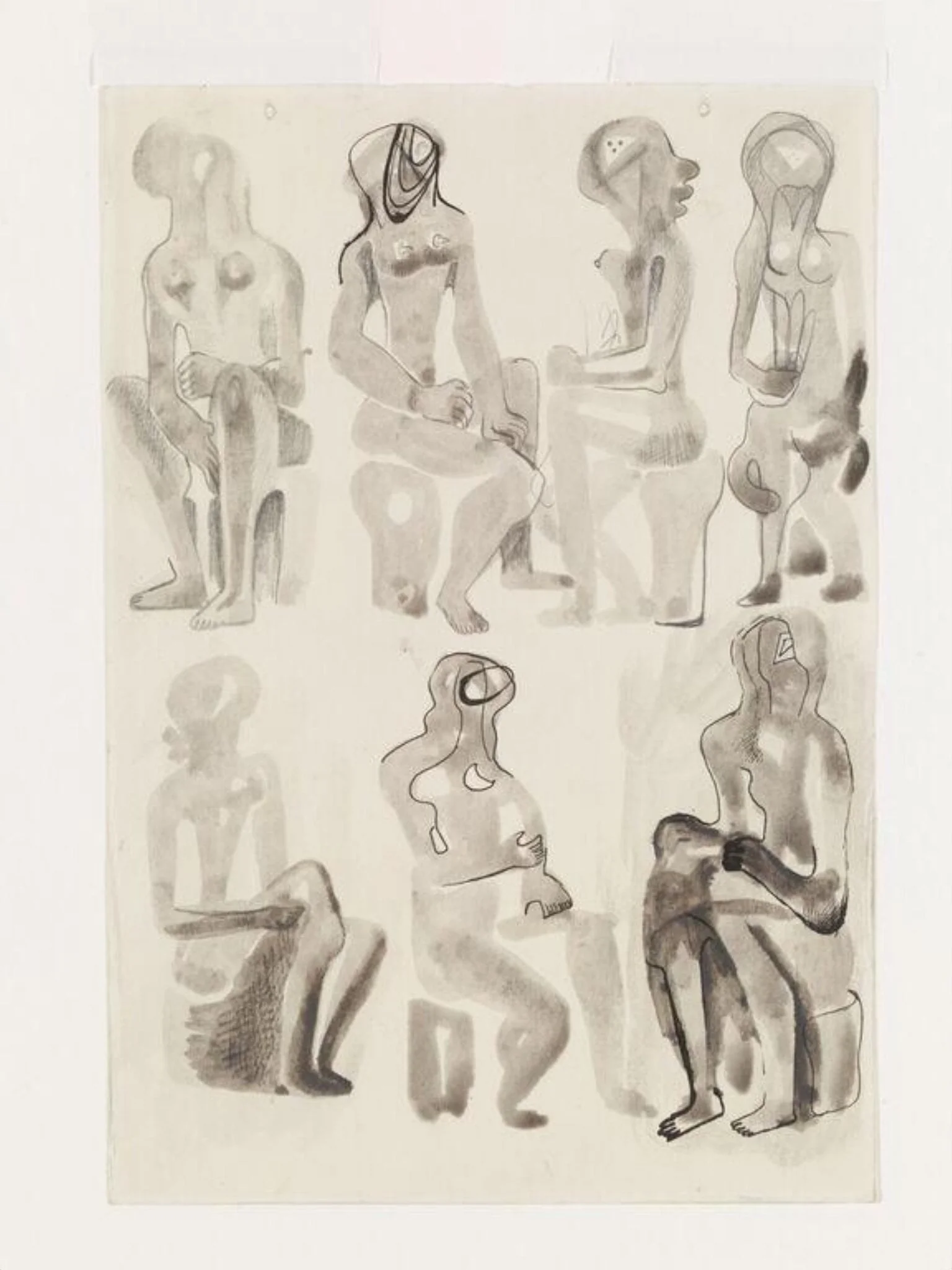 Ideas for Sculpture: Seated Figures