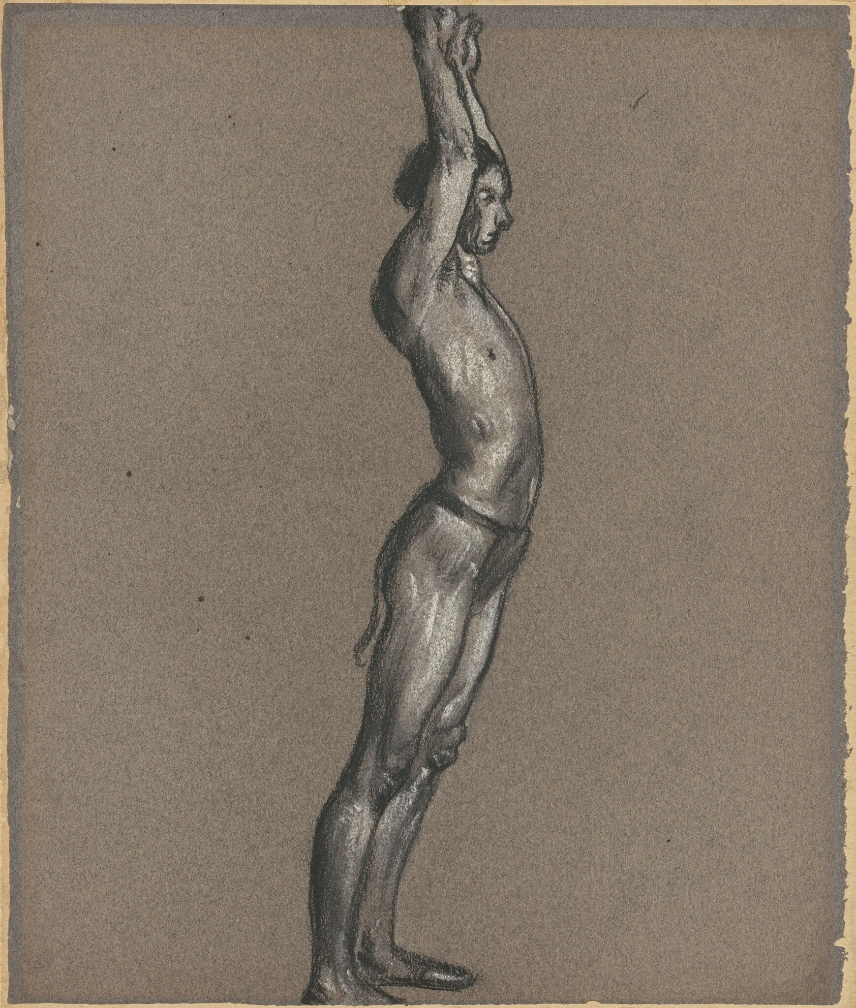 Tahomet, by Arthur Bowen Davies, charcoal, 1922