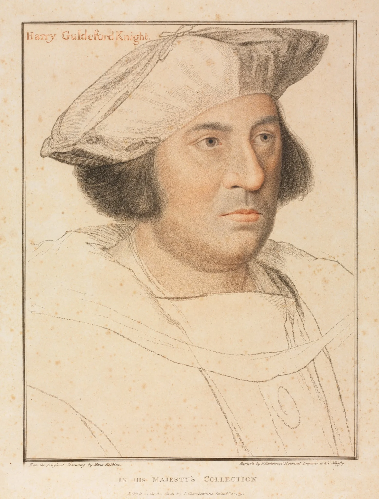 Sir Henhy Guldeford, by Francesco Bartolozzi, 1792